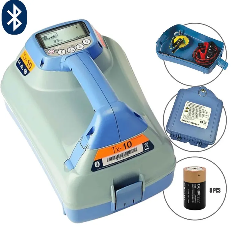 SPX Radiodetection Tx-10 [10/RDTX10B-R] Multifunction Signal Transmitter w/ iLOC & Li-Ion Rechargeable Battery