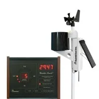 RainWise MK-III-RTI [RW-MKIII-RTI-BSC] Solar Powered Wireless Pro Weather Station w/ Oracle Wood Trimmed Base Unit