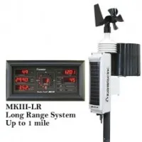 RainWise MK-III-RTI-LR [ RW-MKIII-LR-BK] Long Range (1 Mile), 2.4Ghz, Solar Wireless Pro Weather Station w/ Black Base Unit