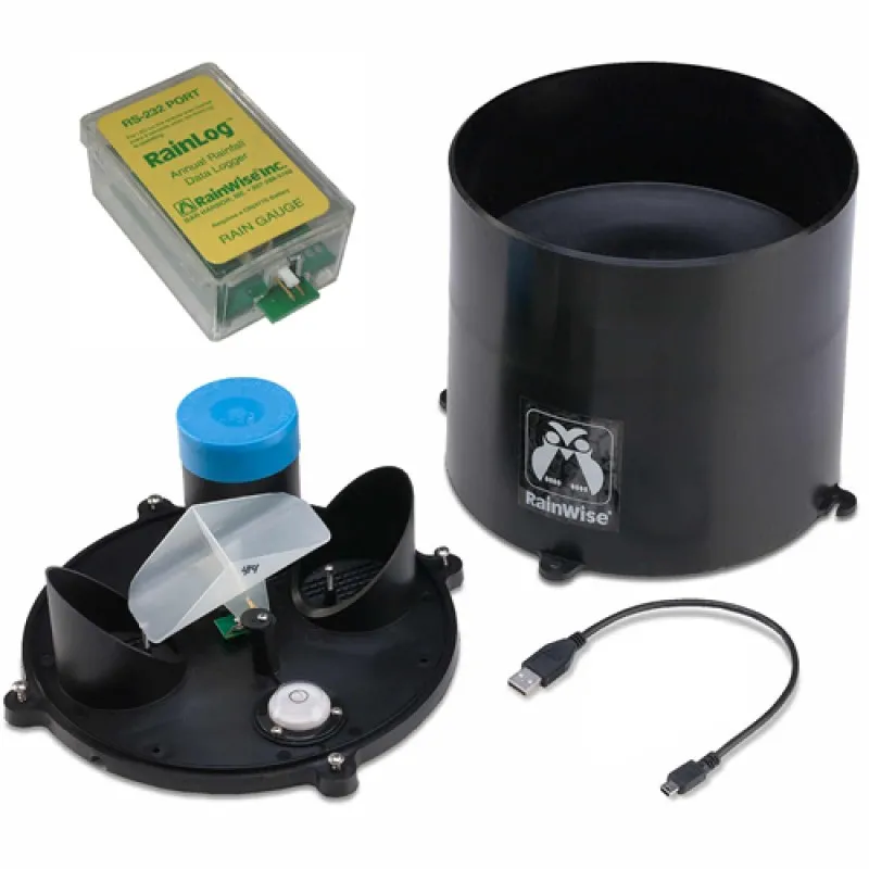 RainWise RainLogger [804-1002] Data Logging Rain Gauges without Mounting Mast