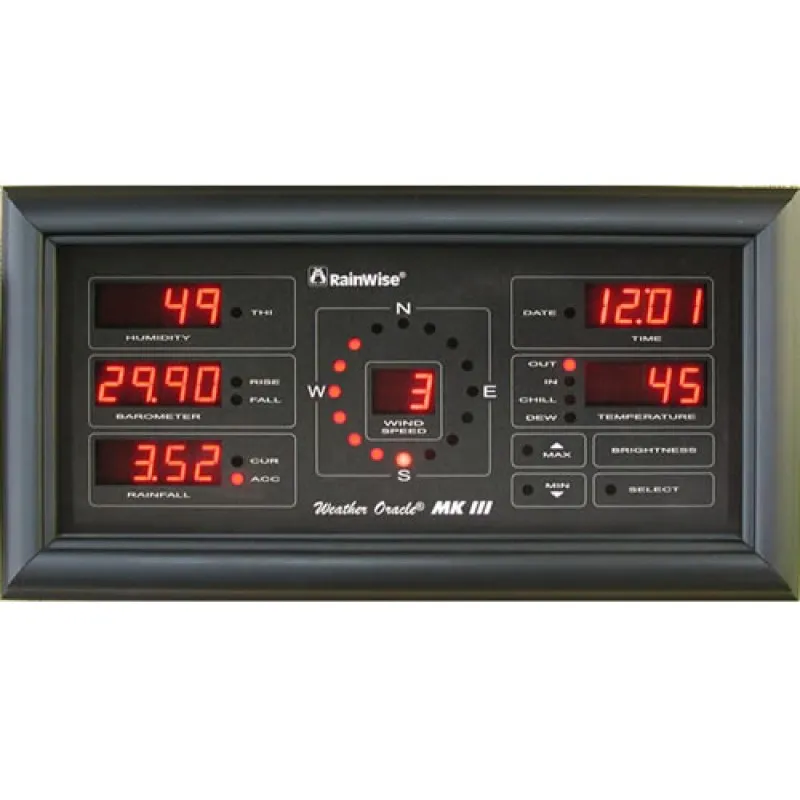 RainWise Weather Oracle Multi-LR with Black Frame