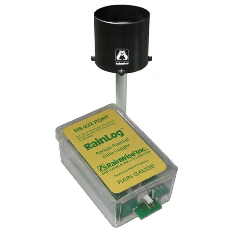 RainWise RainLogger [804-1003] Data Logging Rain Gauges with Mounting Mast