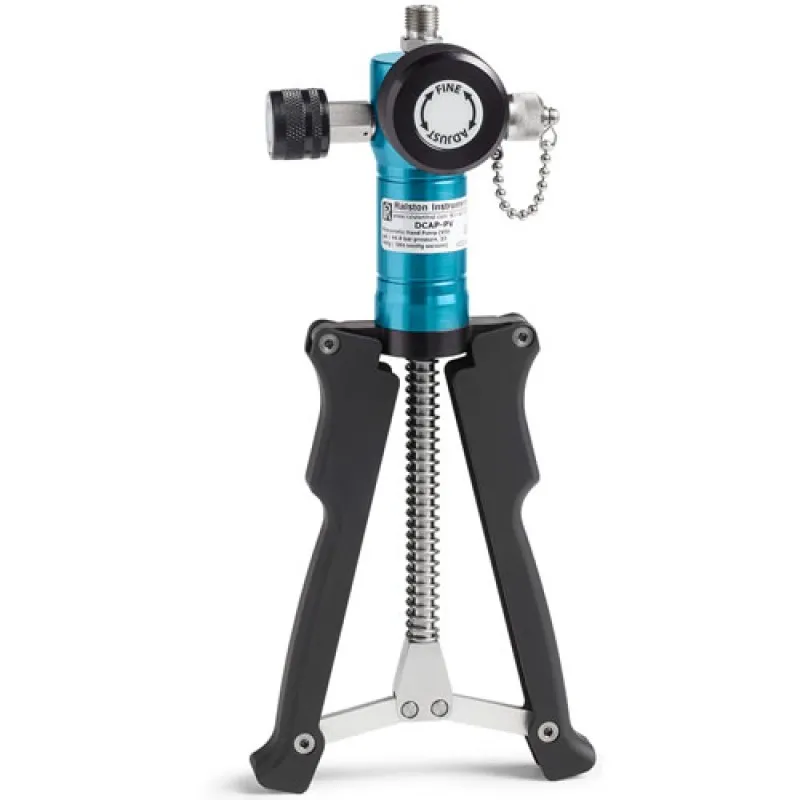 Ralston DCAP-PV-0000 [DCAP-PV-0000] Pneumatic Pressure and Vacuum Scissor Hand Pump, 650 PSI / 45 bar / 4.50 MPa
