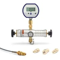 Ralston DV0V-30HG-D [DV0V-30HG-D] Vacuum Cylinder Hand Pump Kit, 1/4" Female NPT, 30 PSIG Pressure Gauge