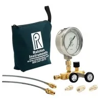 Ralston QTCM1KPSIGD Calibration Manifold Full Kit (0 - 1000 PSI, 1/4" Female NPT, Digital Gauge) 