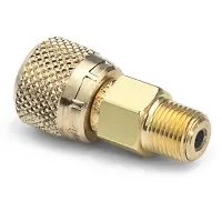 Ralston QTHA [QTHA-1MBA] 1/8" Male NPT x Female Quick-Test Pressure Calibrator Adapter, Brass