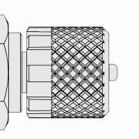 Ralston QTHA [QTHA-2MSA] 1/4" Male NPT x Female Quick-Test Pressure Calibrator Adapter, Stainless Steel
