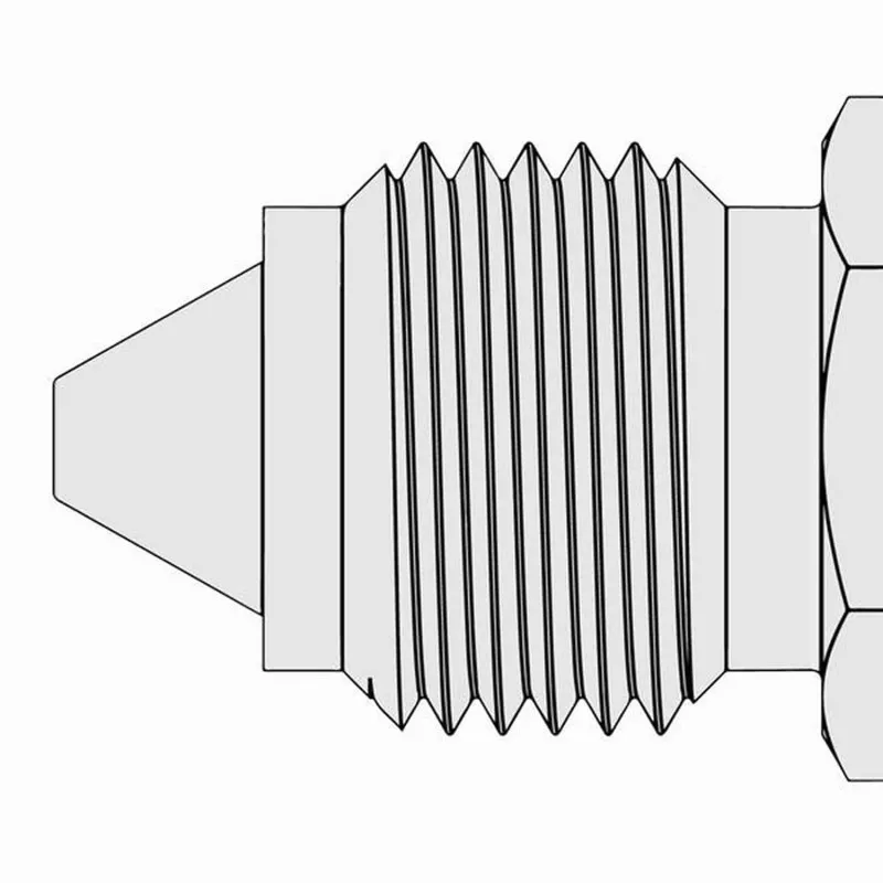 Ralston XTHA [XTHA-2MSA-XH] 1/4" Male High Pressure x Female Quick-Test Adapter, Stainless Steel