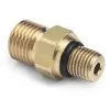 Ralston QTHA [QTHA-3SB0] 3/8-24 Male SAE X Male Quick-Test Outlet Connection, Brass