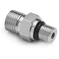 Ralston QTHA [QTHA-3SS0] Male Quick-Test Outlet Port, Stainless Steel