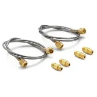 Ralston QTHA [QTHA-KIT6-3FT] Quick-Test Hose Kit with 3 ft. Hoses, 1/8" MNPT and 1/4" MNPT Brass Adapters