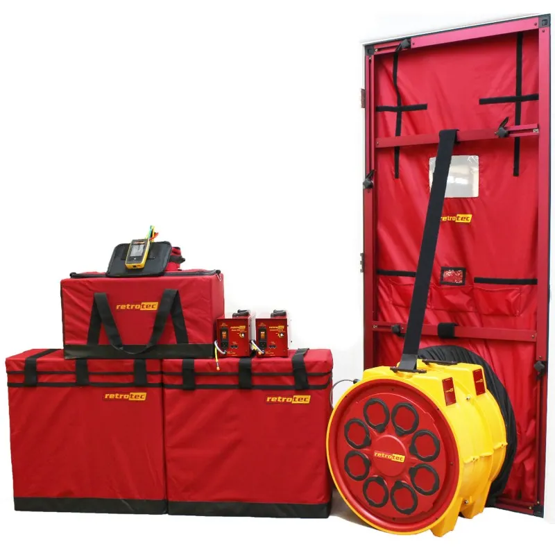 Retrotec 4210 [4210] Blower Door with Double Contra Fan - Large Cloth Panel