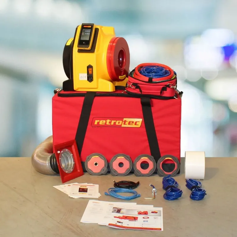 Retrotec 400 [440X] Commercial DucTester with DM32 WiFi Digital Gauge Package