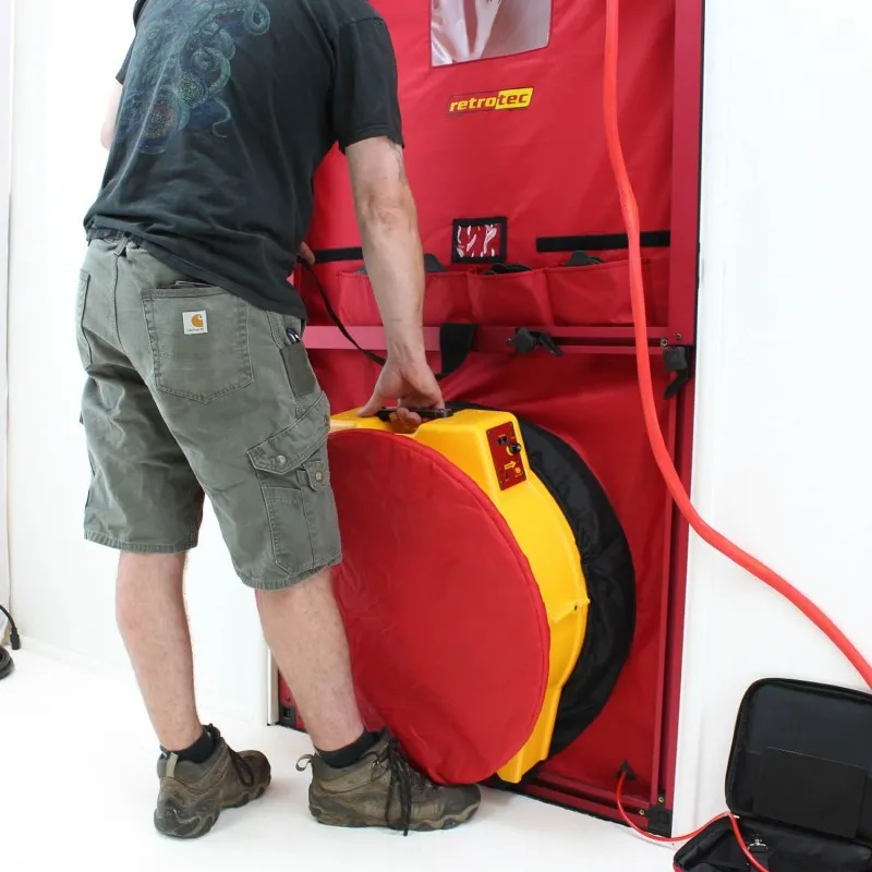 Retrotec 5000 [EU5100] Blower Door System with Model 5000 Fan - Cloth Panel