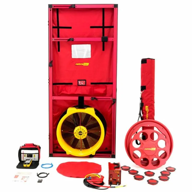 Retrotec 6000 [EU6100] High Pressure Blower Door System with Model 6000 Fan - Cloth Panel