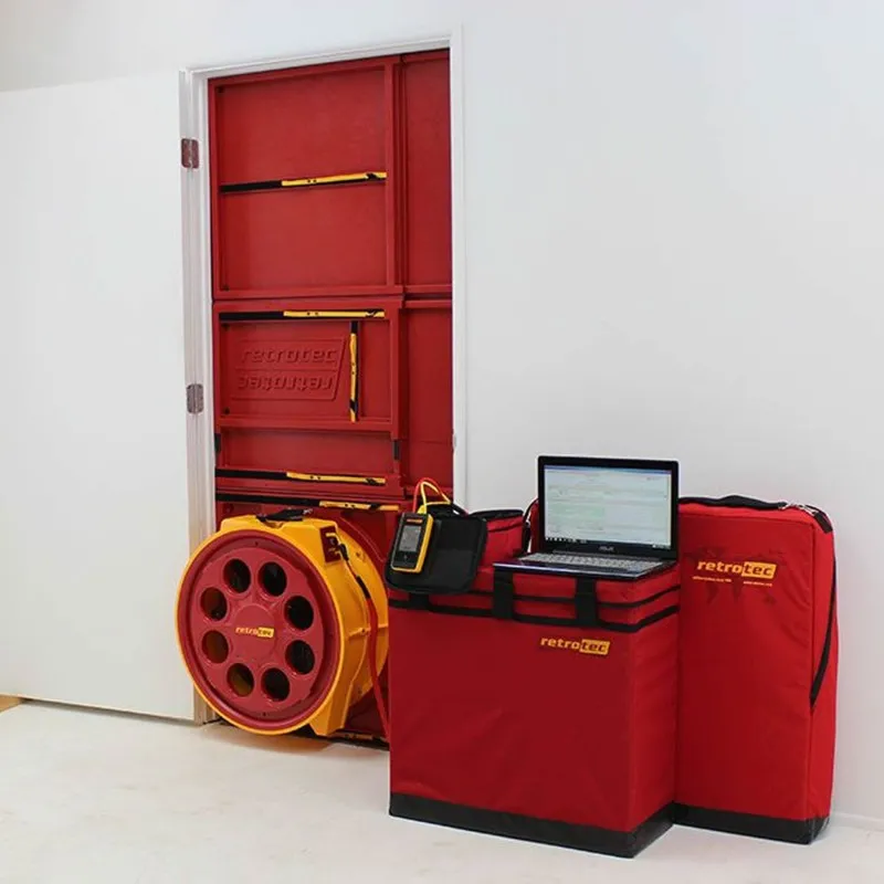 Retrotec 6000 [6120] Panel Blower Door System with Model 6000 Fan - Hard Panel