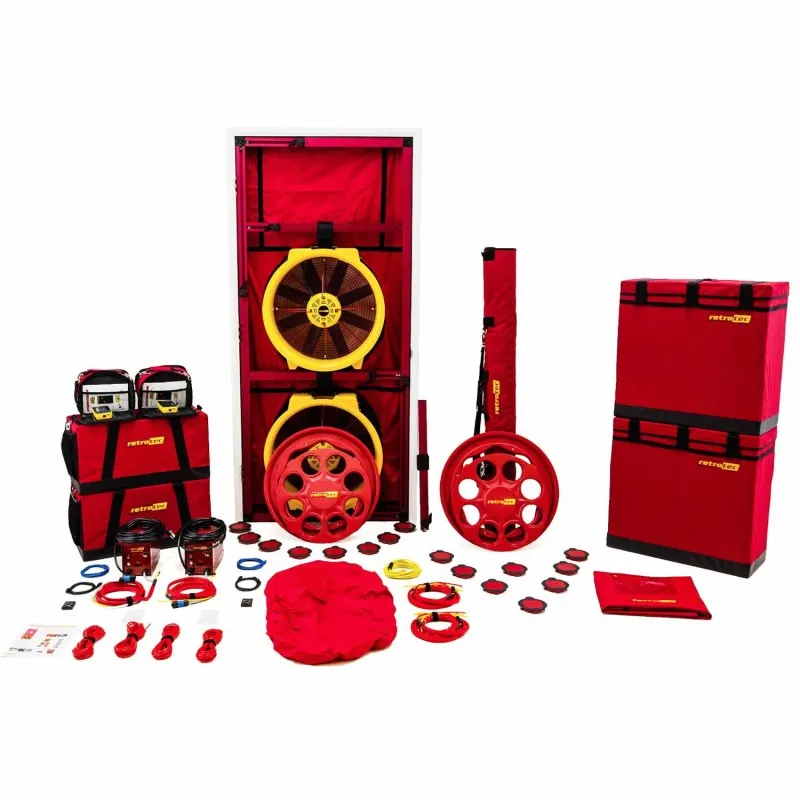 Retrotec 6000 [6210] Dual Blower Door System with Model 6000 Double Fan