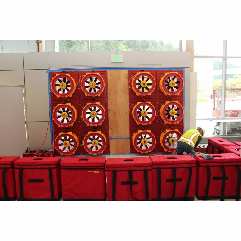 Retrotec 6000 [6340] Stacking Panel System with Model 6000 Triple Fan