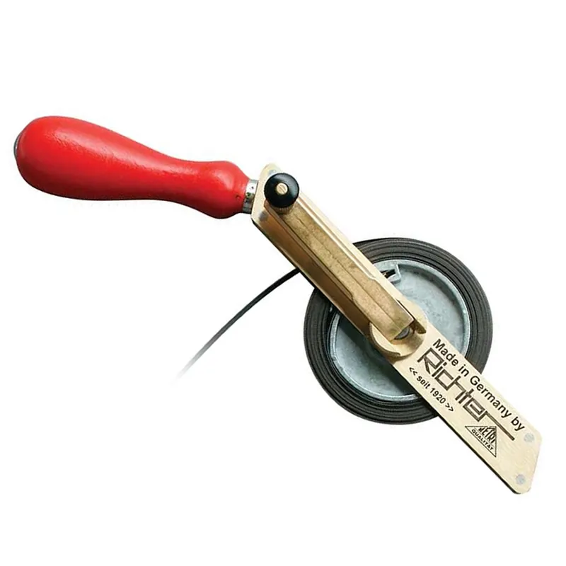 Richter FRD465MS30 [FR-D-465-MS-30] 13 mm x 30m / 100Ft. Tank Dipping Tapes of Stainless Steel w/ Brass Frame & Hardwood Handle