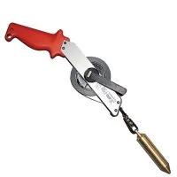 Richter FRD465ES10 [FR-D-465-ES-10] 13 mm x 10m / 33Ft. Tank Dipping Tapes of Stainless Steel w/  Aluminium Frame & Plastic Handle