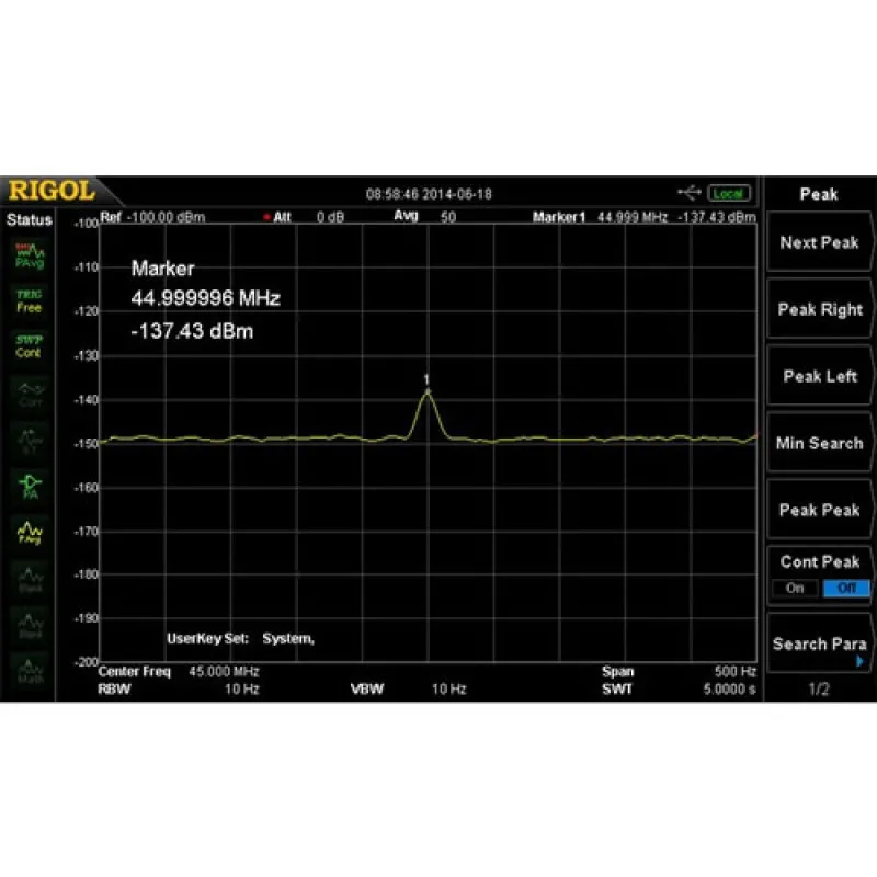 Rigol DSA700 Series [DSA710] 100kHz - 1GHz Spectrum Analyzer