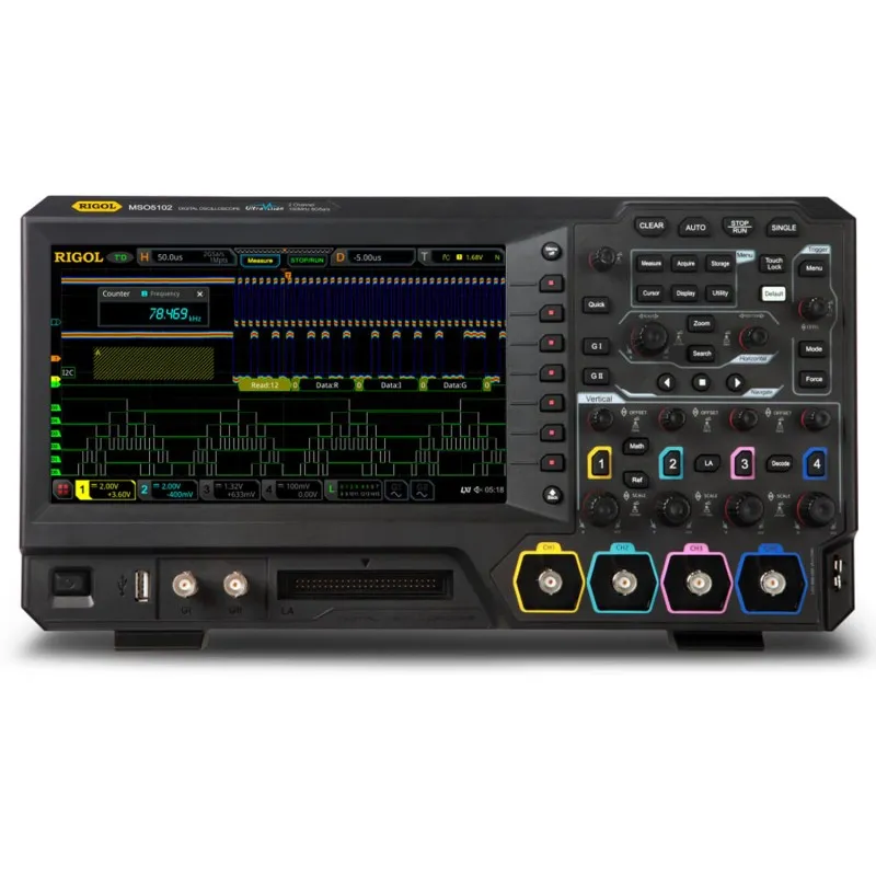 Rigol MSO5000 Series [MSO5102] 100 MHz 2-Channel Digital / Mixed Signal Oscilloscope