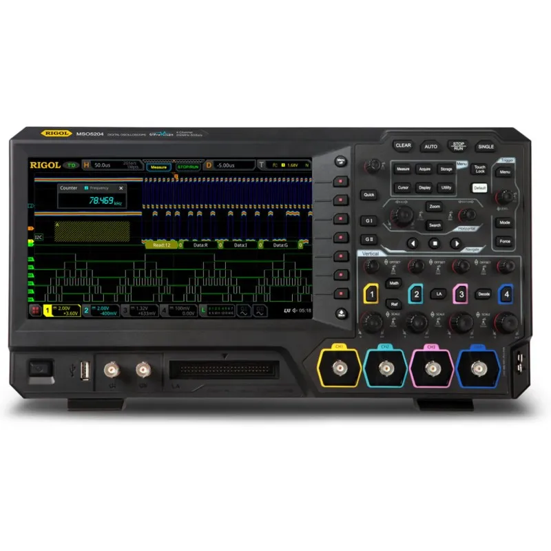 Rigol MSO5000 Series [MSO5204] 200 MHz 4-Channel Digital / Mixed Signal Oscilloscope