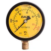 SKF 1077587 [1077587/2] Analog Pressure Gauge, Accuracy  1,6% of Full Scale,  G1/2,  0 - 100 MPa (0 -14500 PSI)