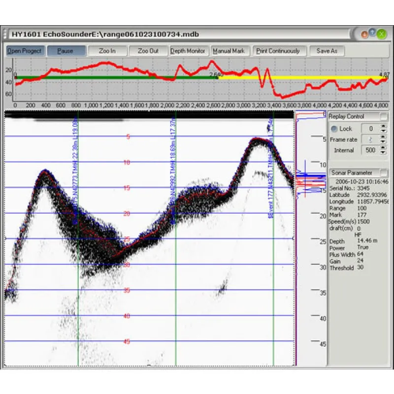 Smart Max Geosystem HY1601 PC Platform Digital Echo Sounder