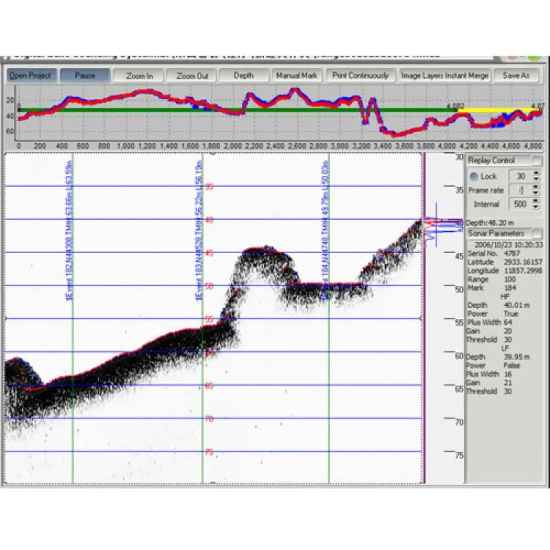 Smart Max Geosystem HY1602 Dual Frequency PC Platform Echo Sounder