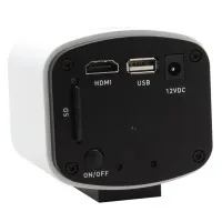 Aven Tools SPZV-50E [SPZV-50E-258-514-ESD] Stereo Zoom Trinocular Microscope with Mighty Cam Pro Camera and PLED Stand, ESD Safe, 6.7x to 50x