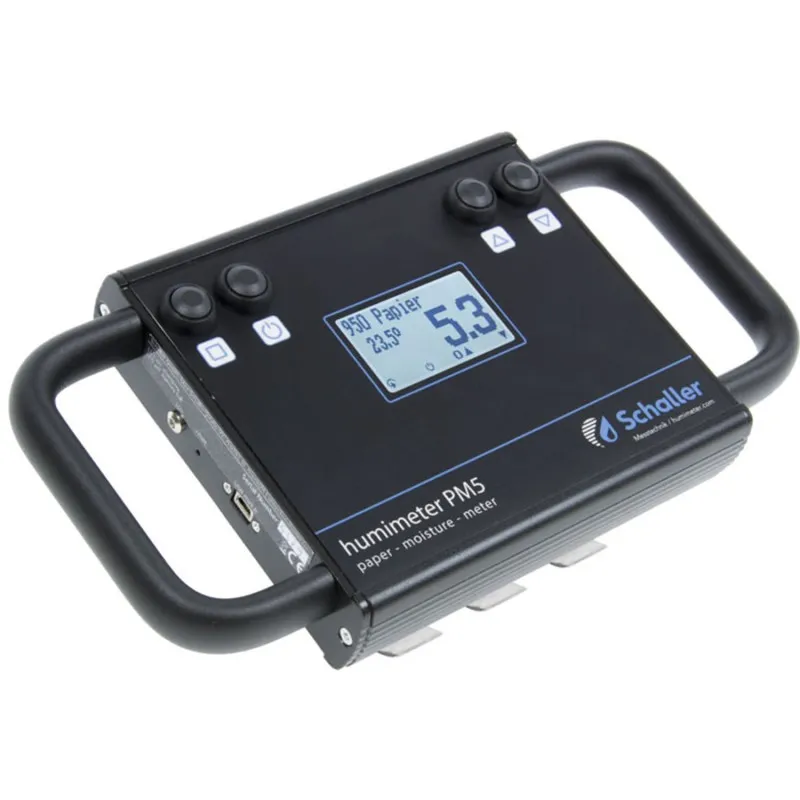 Schaller Humimeter PM5 Hand-Held Digital Moisture Meter For Paper Rolls
