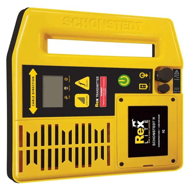 Schonstedt Rex-Lite [REX-L82] Dual Frequency Pipe and Cable Locator for Water Sewer and Gas Pipes