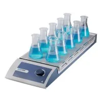 Scilogex MS-M-S10 [811311049999] Analog Magnetic Stirrer 10-Channel, s/steel plate, 220-240V, 50/60Hz, UK Plug