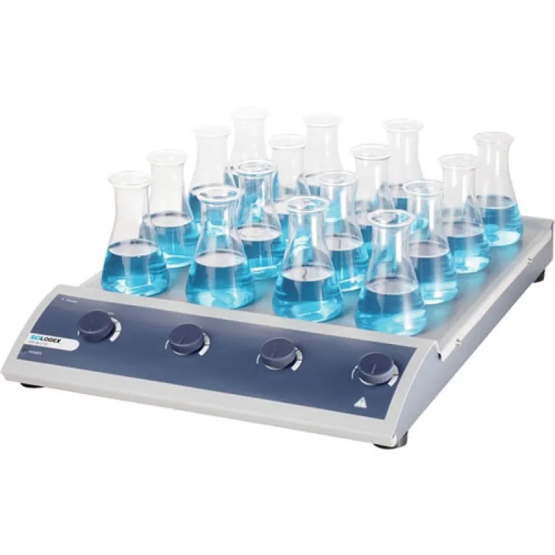Scilogex MS-M-S16 [815211049999] Analog Magnetic Stirrer 16-Channel, UK Plug