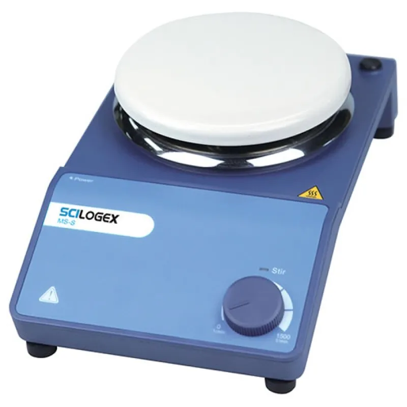 Scilogex MS-S [811111139999] Circular Analog Magnetic Stirrer, Ceramic Plate, 220-240V, 50/60Hz, UK Plug