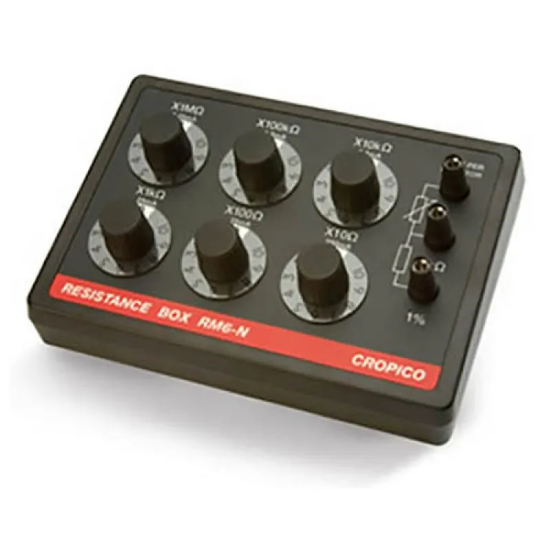 Seaward Cropico RM6-N [930154] 6 Decade Resistance Box, 10 Ohms to 1 MOhms