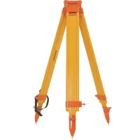 Seco 540213ORG [5402-13-ORG] Heavy Duty Twist-Lock Hardwood Fiberglass Tripod - Orange