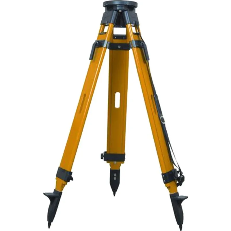 Seco 542013BLK [5420-13-BLK] Heavy Duty Wood Twist Lock Tripod Black and Yellow