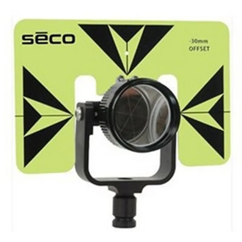 Seco 6402-20-FLB [6402-20-FLB] Rear Lock Silver Prism System - Florescent Yellow