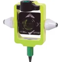 Seco 6405-12-FLY [6405-12-FLY] Nodal Point Stakeout Mini Prism With Site Cones, Fluorescent Yellow