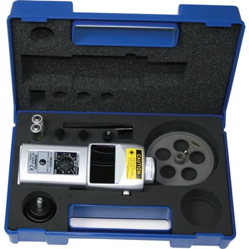 Shimpo DT200LR [DT-207LR-S12] Contact / Non-Contact Tachometer with LED Display and 12" Circumference Wheel