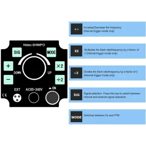 Shimpo DT-311D AC Powered Digital Stroboscope