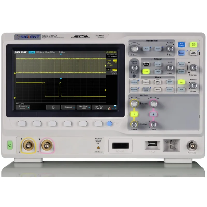 Siglent SDS2000X Series [SDS2302X] 300MHz, 2-Ch Digital Oscilloscope *DISCONTINUED SEE Rigol DS2302A*