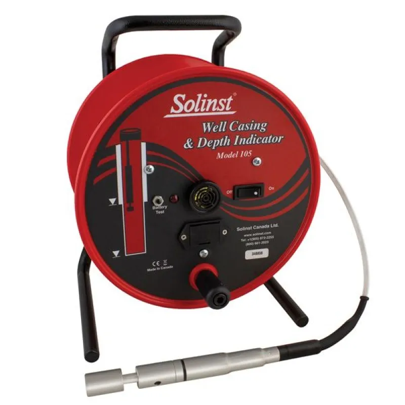 Solinst Model 105 [114448] Well Casing & Depth Indicator with Metric Increments, 500m