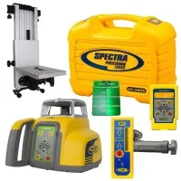 Spectra Precision HV302G [HV302G-2] Green Beam Self Leveling Laser With HR150U Receiver