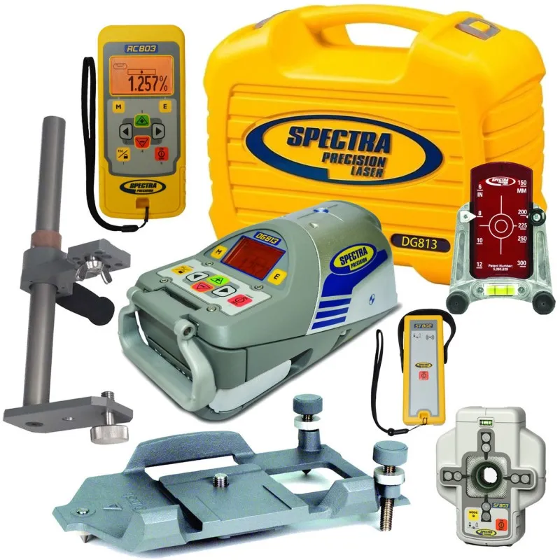 Spectra Precision DG813 [DG813-5] Pipe Laser Vertical Pole Assembly Package
