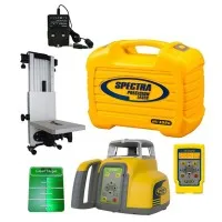Spectra Precision HV302G [HV302G-1] Green Beam Self-Leveling Laser With RC402N Remote Control