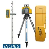 Spectra Precision LL300N [LL300N-2] Laser Level w/ HL450 Receiver, Alkaline Batteries, Tripod And Rod (Inches)