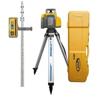 Spectra Precision LL300S [LL300S-27] Grade-Matching Self-Leveling Laser w/ HL760 Receiver, Alkaline Batteries, Tripod & Rod (Inches)